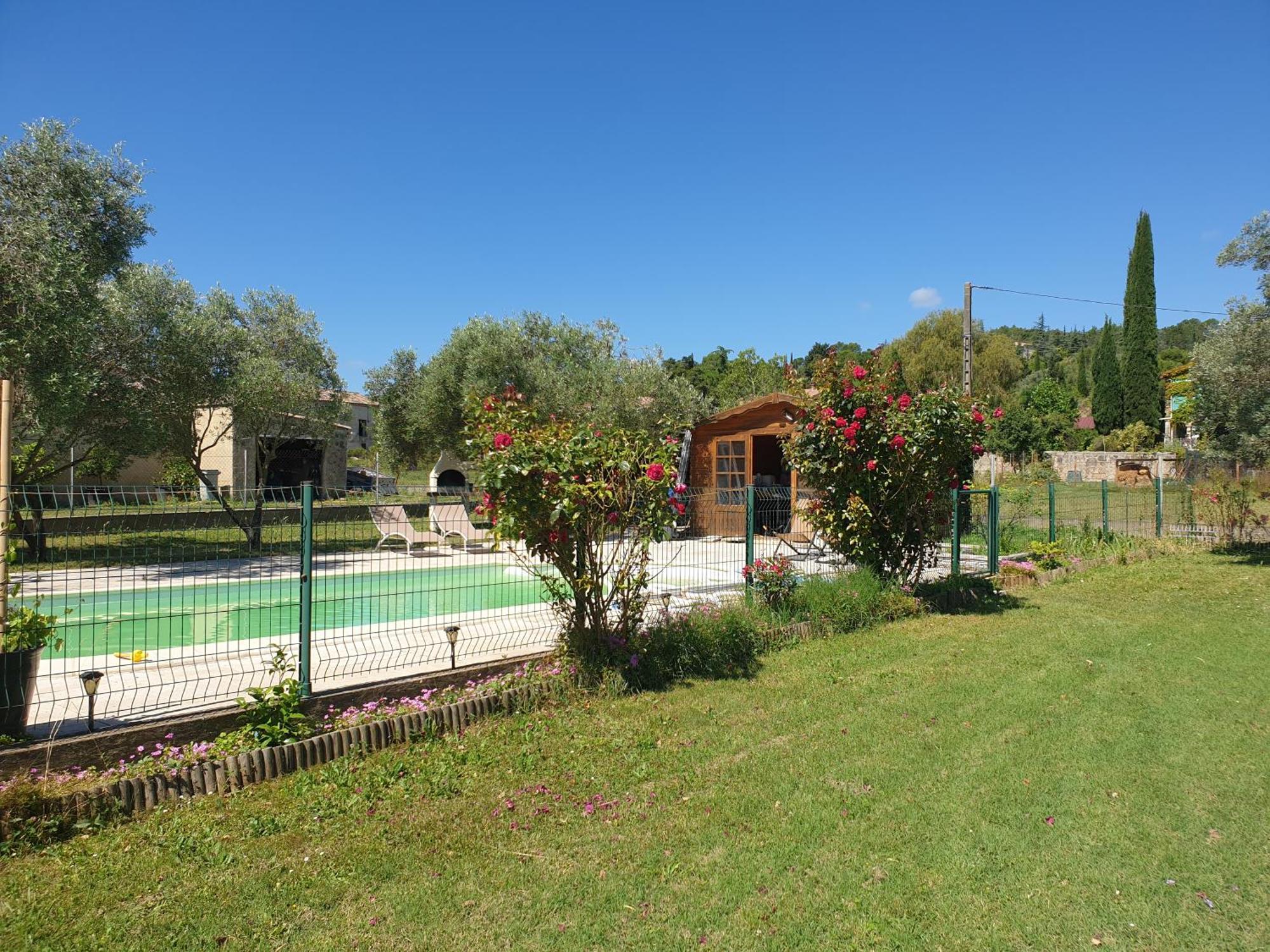 Gite Et Piscine L'Ecrin Aux Oliviers En Cevennes Saint-Christol-lès-Alès 外观 照片